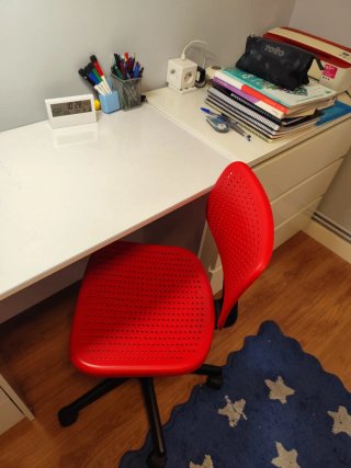 Silla de escritorio roja