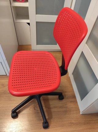 Silla de escritorio roja