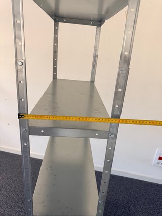 Estanterías metálicas galvanizadas altas 235x72x30