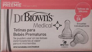 Tetinas Dr. Brown's Premature Silicona