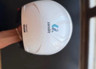 Cascos de moto blanco