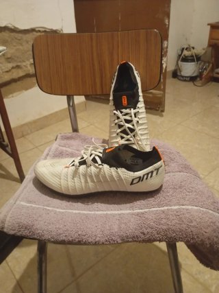 Zapatillas Ciclismo DMT Blancas Talla 42.5