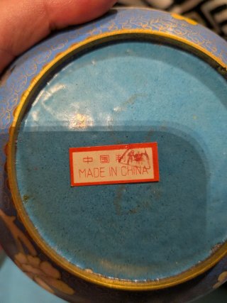 Juego 3 piezas vintage chino