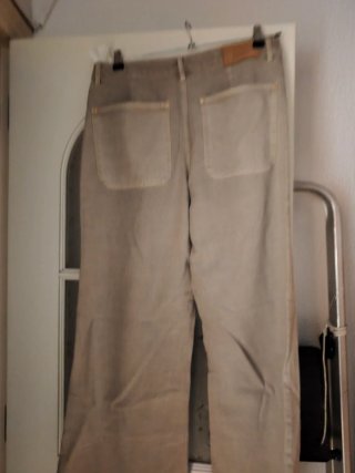 Pantalón Capri Beige/Gris