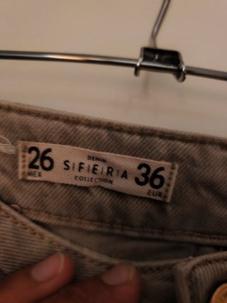 Pantalón Capri Beige/Gris