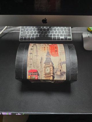 Cofre Decorativo Estilo Londres
