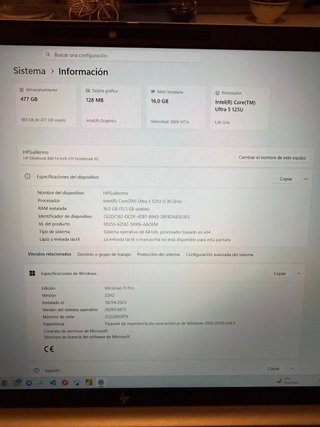 HP Elitebook 840 G11 14” Argento - Come nuovo