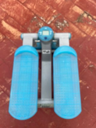 Mini elíptica azul y gris