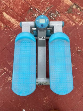 Mini elíptica azul y gris