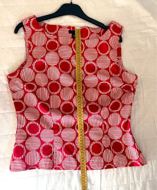 Blusa smanicata fantasia geometrica EUR 40