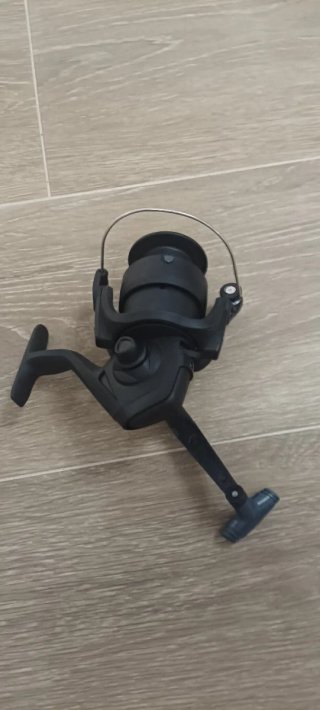 Caña de carpa con carrete