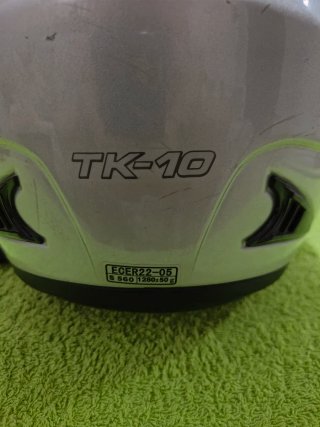 Casco Moto Takachi Plata