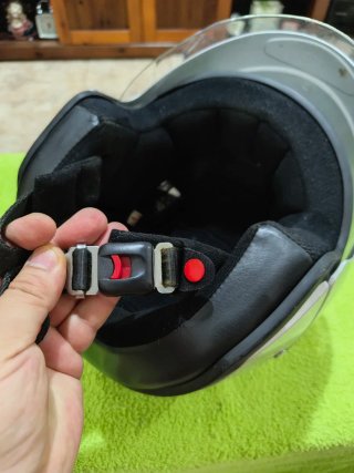 Casco Moto Takachi Plata