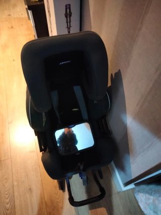 Silla de coche negra