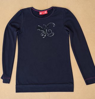 Camiseta Puma Manga Larga XL Azul Marino