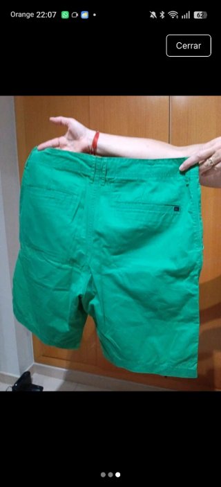 Bermudas Quiksilver Talla M Verdes