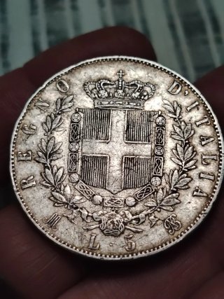 Lotto 3 Monete 5 Lire Regno d'Italia
