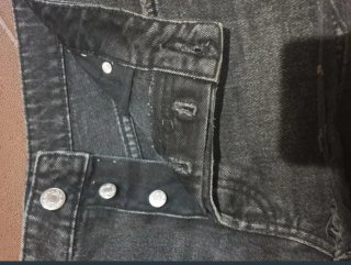 Shorts vaqueros Zara negros desgastados