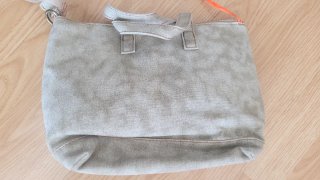 Bolso beige y azul nuevo