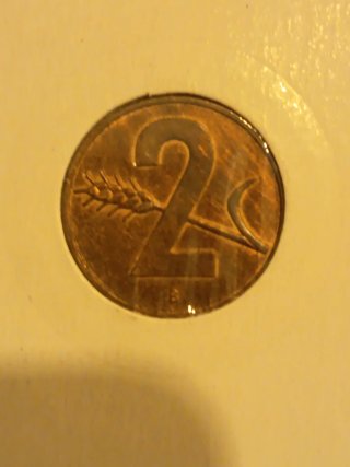 Moneda Suiza 2 Rappen 1957