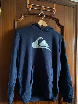 Sudadera Quiksilver Azul Marino con Gorro