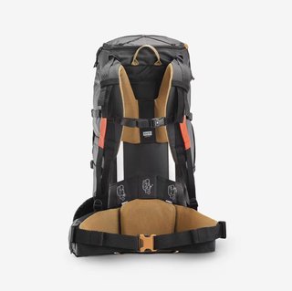 Mochila Montaña Simond 50L Negra/Marrón