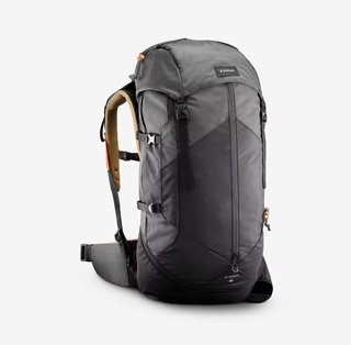 Mochila Montaña Simond 50L Negra/Marrón