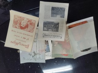 Lote de revistas / láminas antiguas de la históric