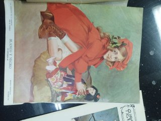 Lote de revistas / láminas antiguas de la históric