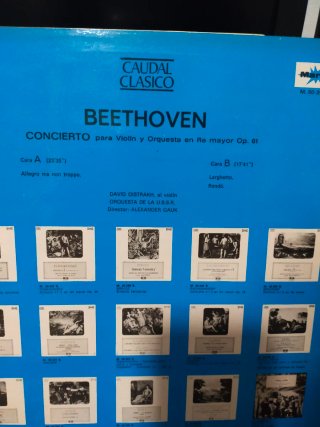 Lote 2 Vinilos Beethoven: Conciertos Piano y Violí