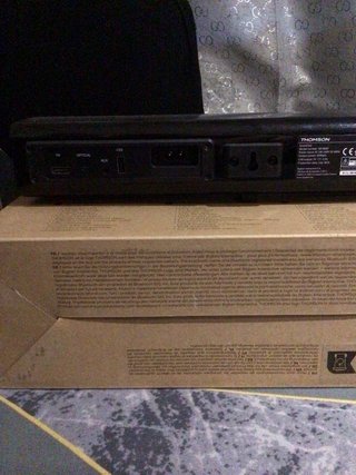 Barra de Sonido Thomson Negra