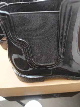 Botas de agua T-37 negras con brillo