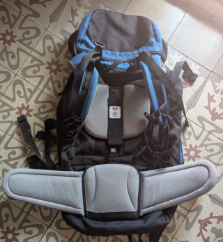 125€ Mochila Vango Contour 50+10L Azul