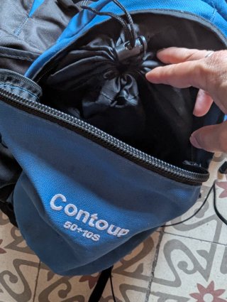 125€ Mochila Vango Contour 50+10L Azul