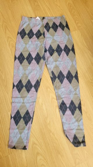 Leggings de rombos neutros