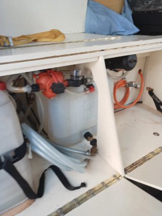Mueble Camper con horno boda de agua depósito 80l