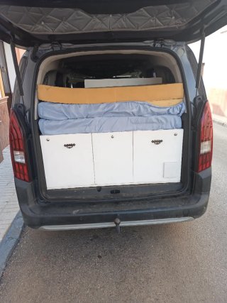 Mueble Camper con horno boda de agua depósito 80l