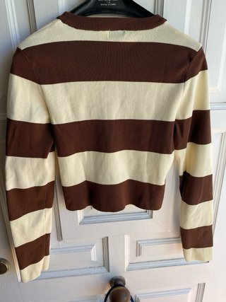 Camiseta manga larga rayas M Stradivarius