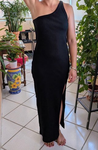 Dr. Denim Celia Vestido Negro Punto