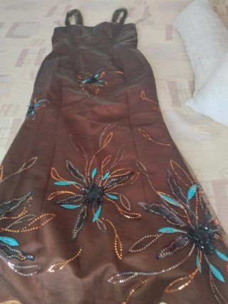 Vestido largo talla 42