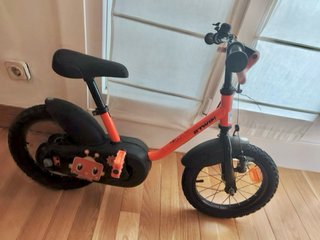 Bicicleta infantil naranja