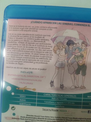 Lu Over the Wall Blu-ray Anime Español