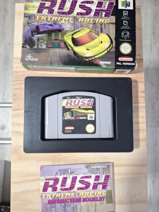 Rush Extreme Racing N64 - Caja, Cartucho y Manual