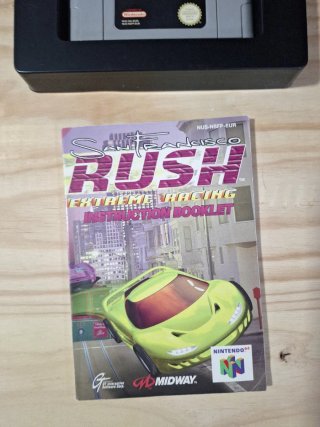 Rush Extreme Racing N64 - Caja, Cartucho y Manual