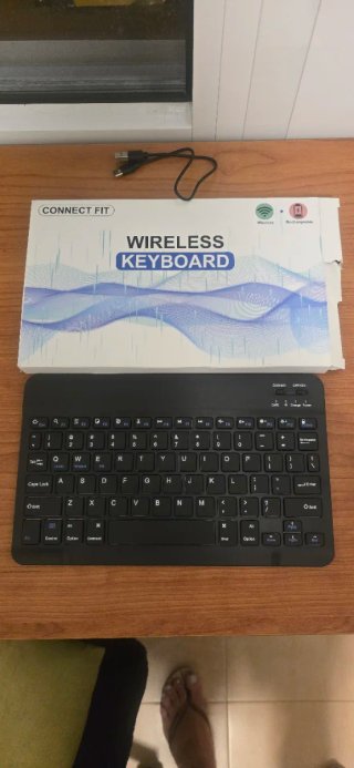 Teclado Inalámbrico CONNECT FIT Negro
