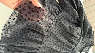 Vestido infantil tule estampado