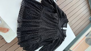 Vestido infantil tule estampado