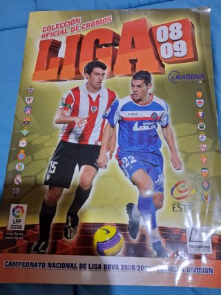Álbum Cromos Liga BBVA 08/09