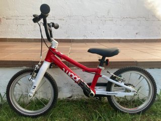 Bicicleta Woom 2 Roja 14 Infantil