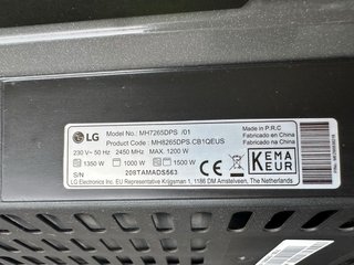 Microondas LG Inverter 32L 1200W